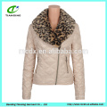 2016 chaqueta de collar por encargo del leopardo del nuevo estilo